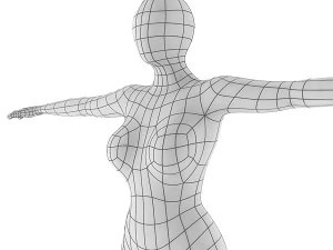 women base mesh 3D Model