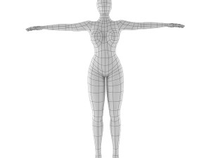 women base mesh 3D 모델