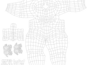 women base mesh 3D 모델