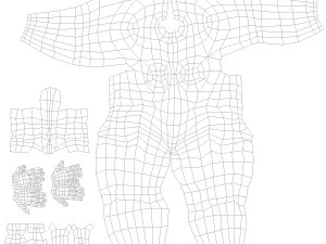 women base mesh 3D Model