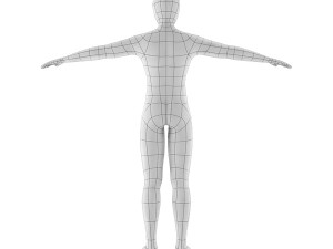 man base mesh 3D Model