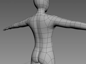 man base mesh 3D Model