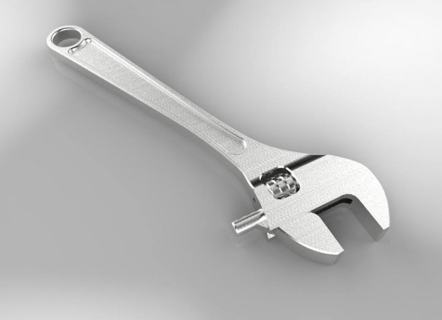 wrench 3D Model .c4d .max .obj .3ds .fbx .stl .blend 