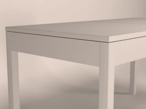 old wooden table 3D Model