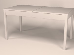 old wooden table 3D 模型