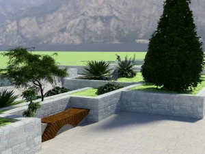 park landscape 2 3D Model