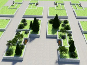 park landscape 2 3D Model