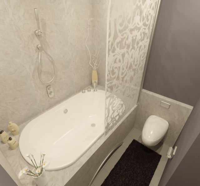 bathroom 3D 模型 .c4d .max .obj .3ds .fbx .stl .blend 