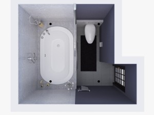 bathroom 3D 模型