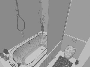 bathroom 3D 模型