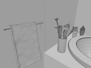 bathroom 3D 模型