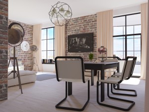 living room 3D 模型