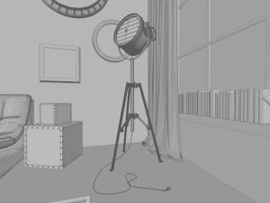 living room 3D Model