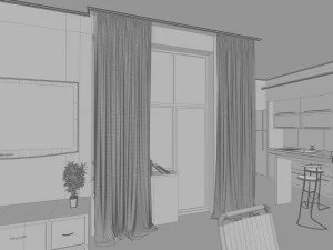 living room 3D Model