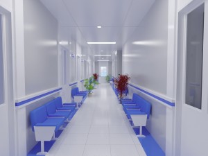 hall clinic 3D-Modell