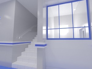 hall clinic 3D-Modell