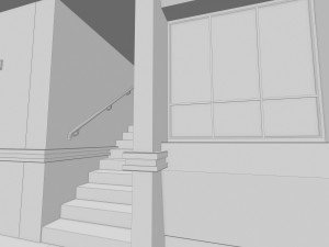 hall clinic 3D-Modell