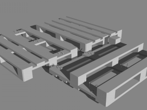 wood pallet 3Dモデル