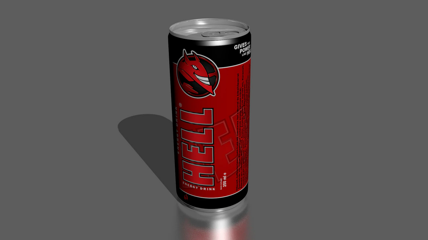 energy drink 3D Model .c4d .max .obj .3ds .fbx .stl .blend