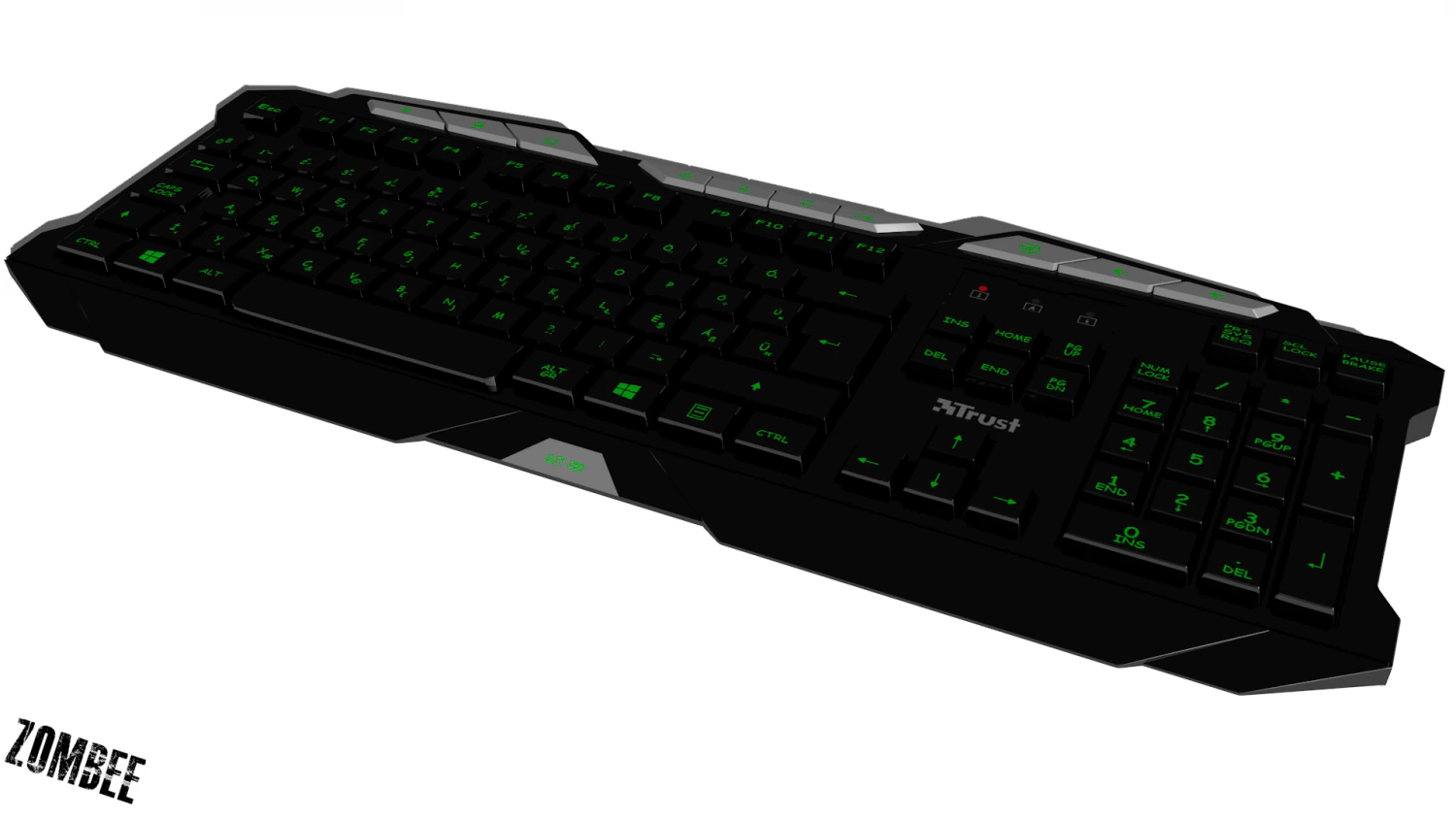 keyboard 3D Model .c4d .max .obj .3ds .fbx .stl .blend 