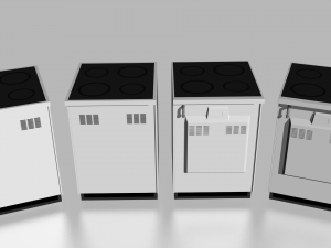 oven 3D 模型
