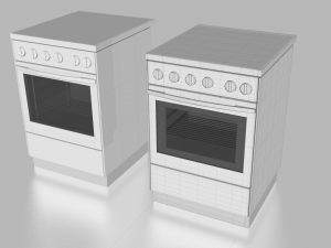 oven 3D 模型