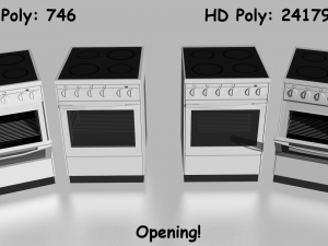 oven 3D मॉडल