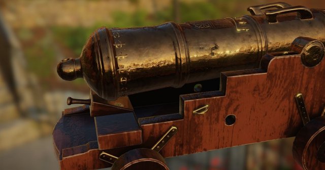 spanish royal navy cannon 3D 모델 .c4d .max .obj .3ds .fbx .stl .blend 