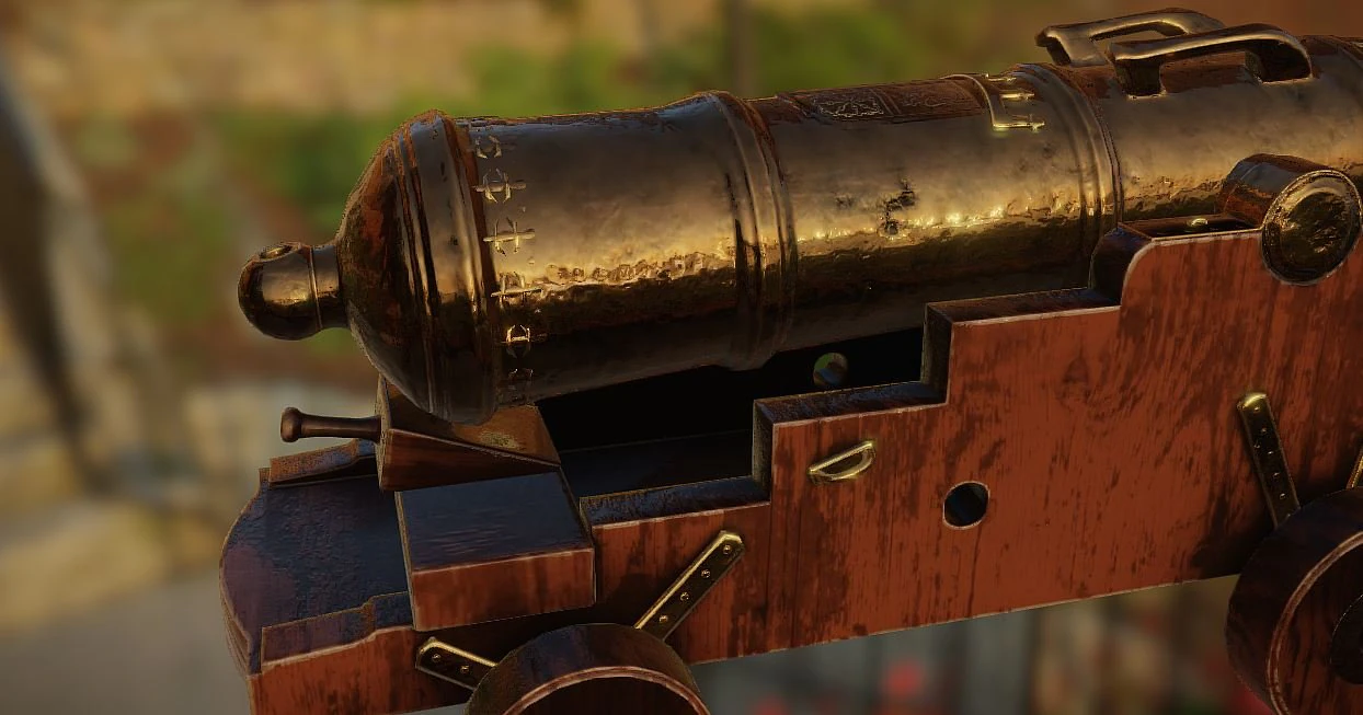 spanish royal navy cannon 3D Model .c4d .max .obj .3ds .fbx .stl .blend 