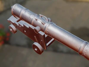 spanish royal navy cannon 3D Model