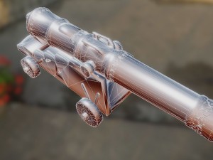 spanish royal navy cannon 3D 모델