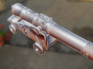 spanish royal navy cannon 3D Model