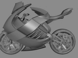 Bicicleta conceito Modelo 3D