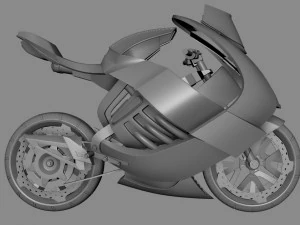 Bicicleta conceito Modelo 3D