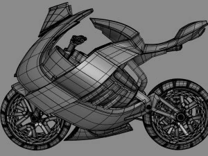 Bicicleta conceito Modelo 3D