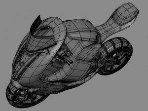 Bicicleta conceito Modelo 3D