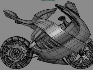 Bicicleta conceito Modelo 3D