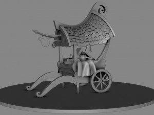 3d exterrior prop Modèle 3D
