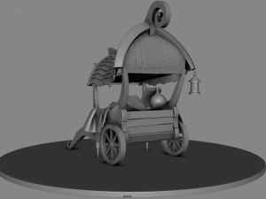 3d exterrior prop Modèle 3D