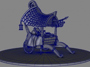 3d exterrior prop Modèle 3D