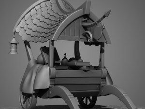 3d exterrior prop Modèle 3D