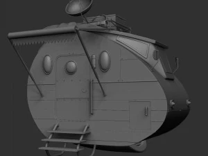 cartoonic space car 3D Model