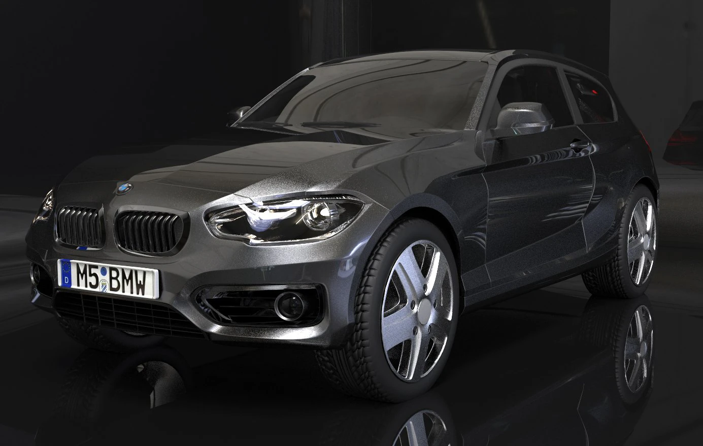 bmw 3D Model .c4d .max .obj .3ds .fbx .stl .blend 