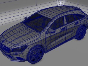 mercedes Modèle 3D