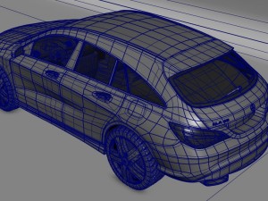 mercedes Modèle 3D