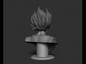 Son goku 3d bust model 3D Print Model