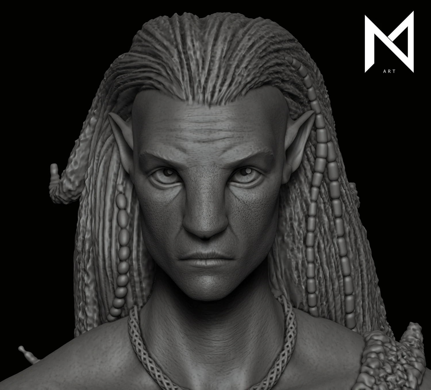 Jake Sully figure Avatar 3D Print Model .c4d .max .obj .3ds .fbx .stl .blend 