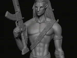 Jake Sully figure Avatar 3D Print Model