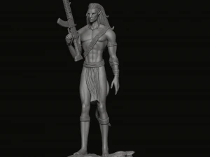 Jake Sully figure Avatar 3D Print Model