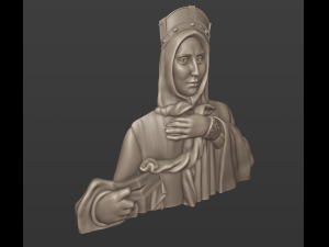 St Ludmila Relief 3D print model 3D Принт Модель